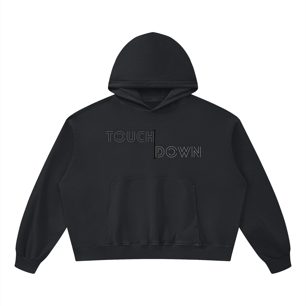 Hoodie Unisexe Boxy Vintage Délavé