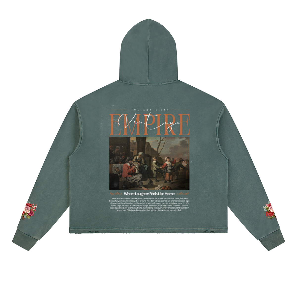 Hoodie Streetwear Vintage Snow Wash