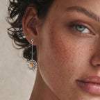 Boucles d'oreilles asymétriques orbitales