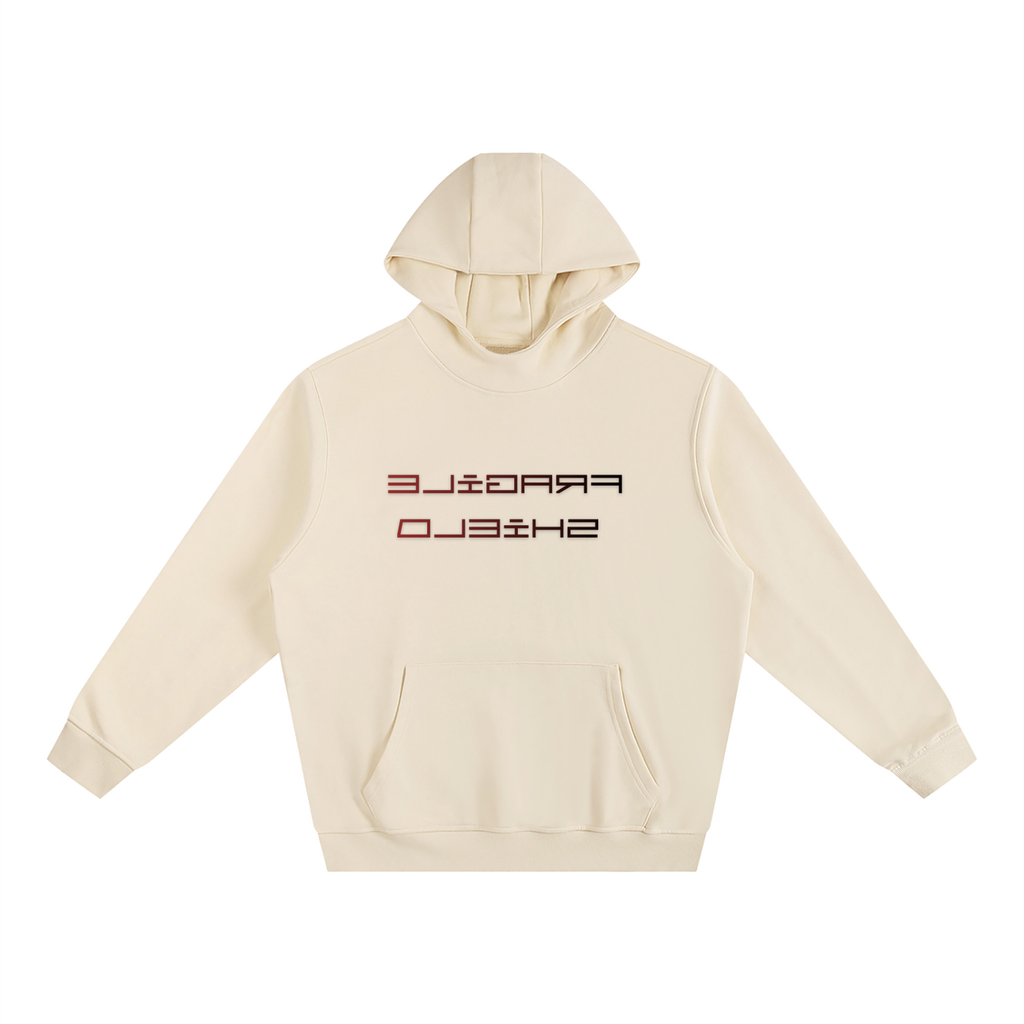 Fleeced High Neck Hoodie