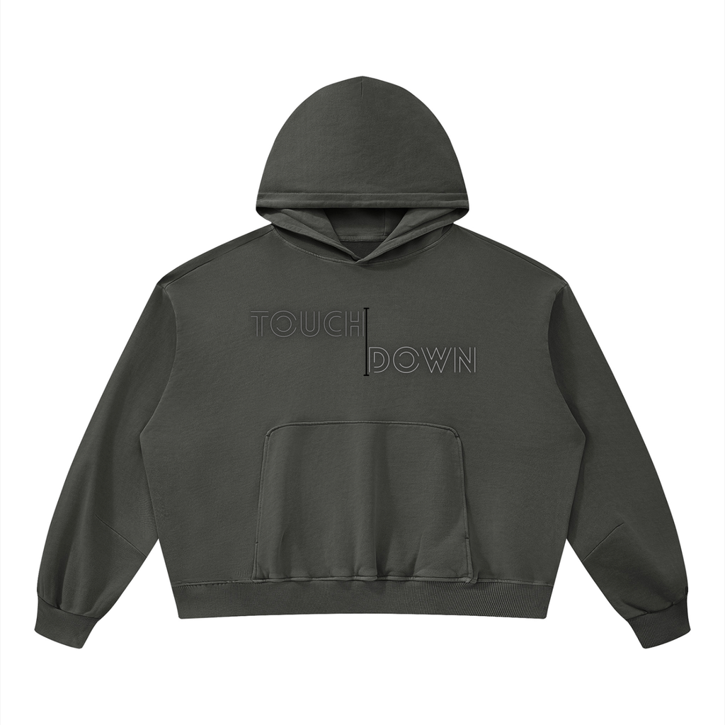Hoodie Unisexe Boxy Vintage Délavé