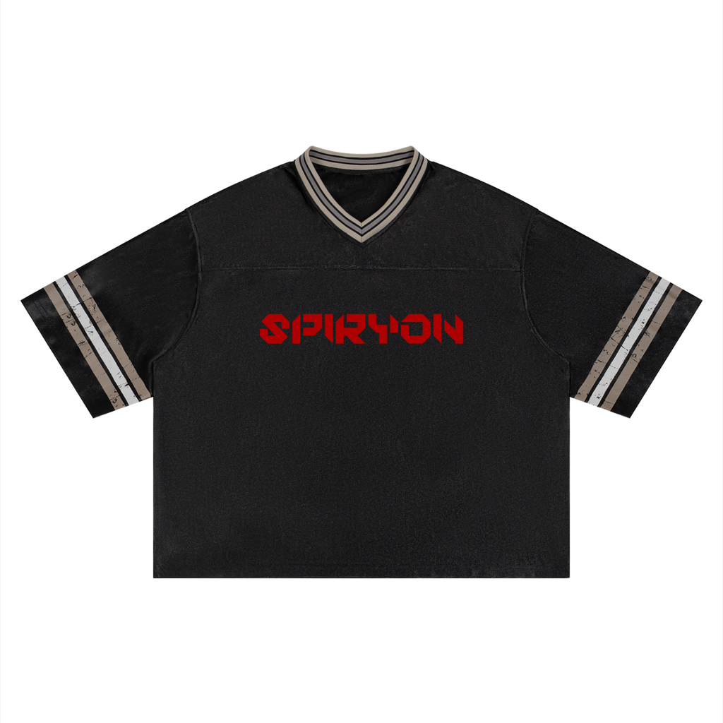 Unisex Boxy Striped Soccer Jersey