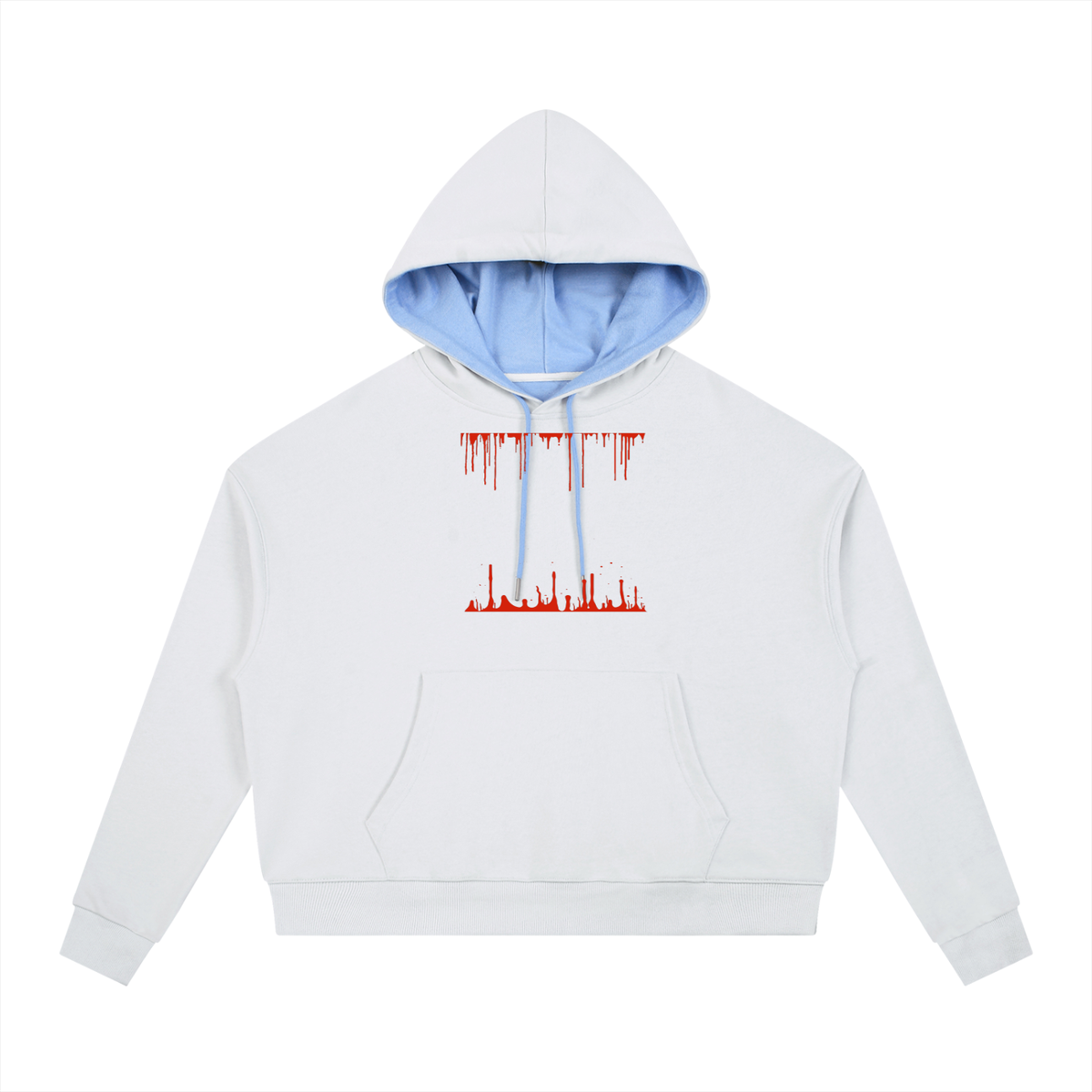 Contrast Drawstring Hoodie