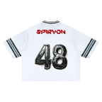 Unisex Boxy Striped Soccer Jersey
