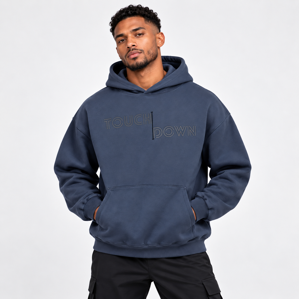 Hoodie Unisexe Boxy Vintage Délavé