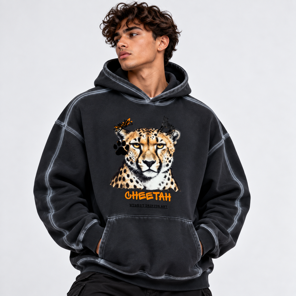 Sweat à capuche vintage oversize