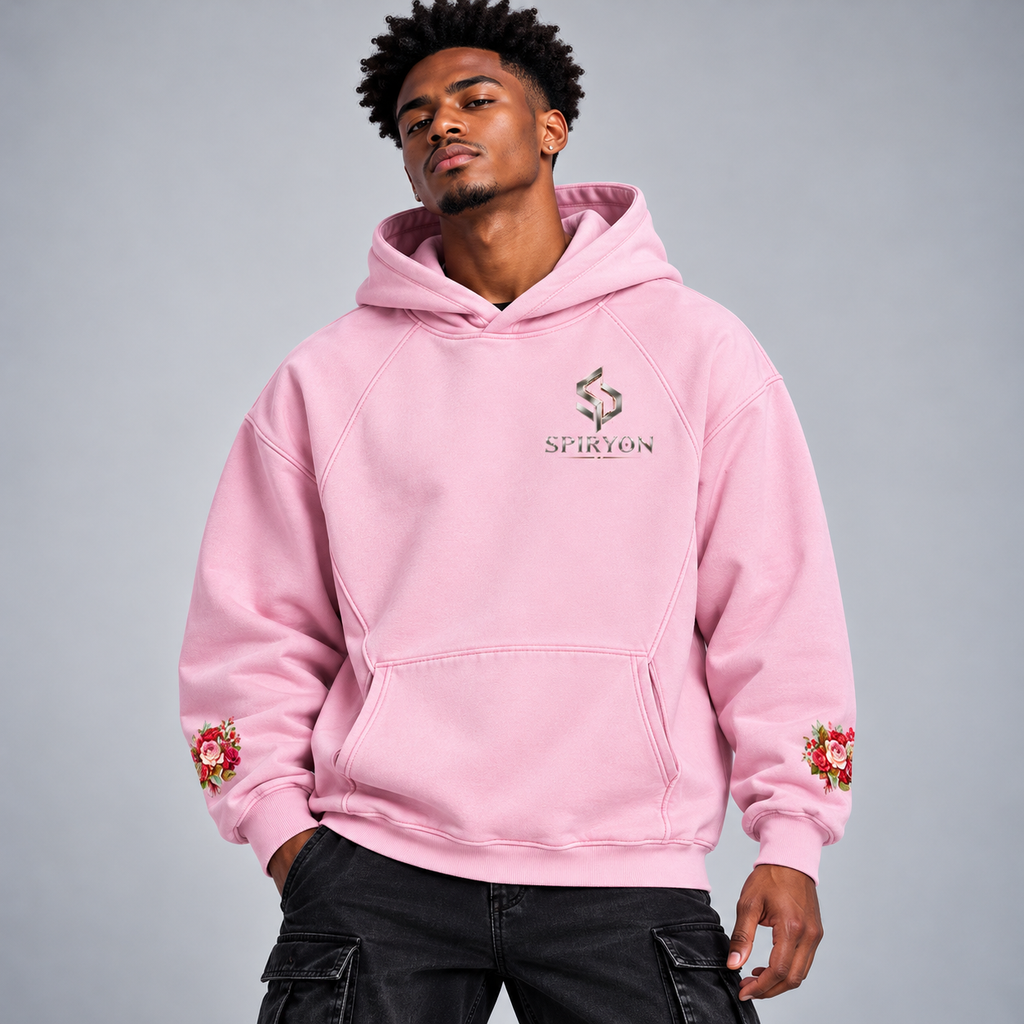 Hoodie Streetwear Vintage Snow Wash