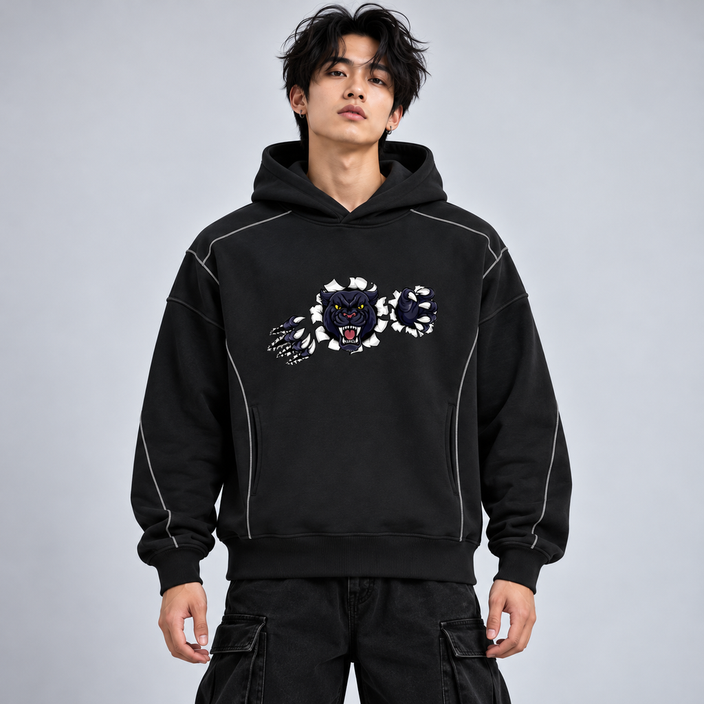 Hoodie Oversize Unisexe – Coupe Loose