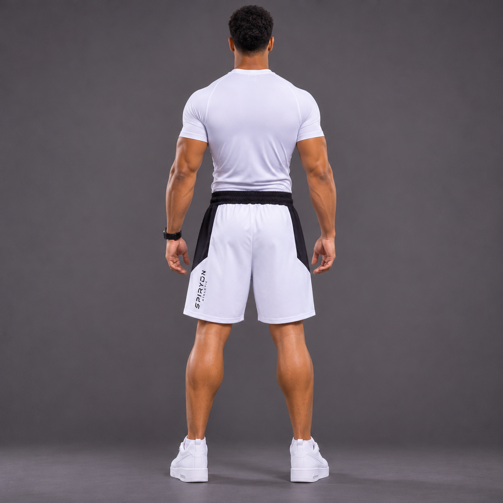 Short de sport à cordon de serrage