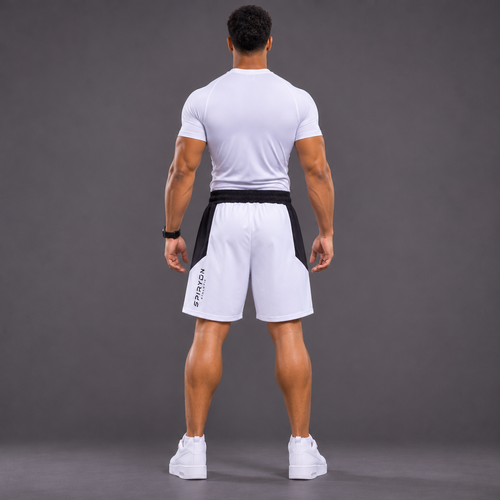 Short de sport à cordon de serrage