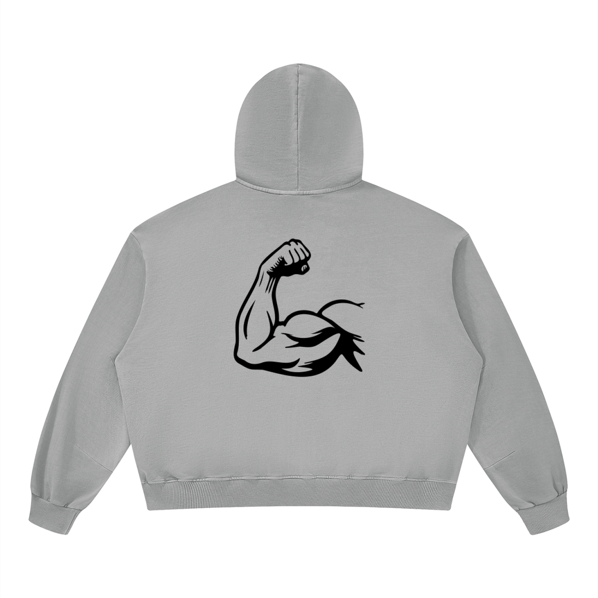 Hoodie Unisexe Boxy Vintage Délavé