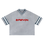Unisex Boxy Striped Soccer Jersey