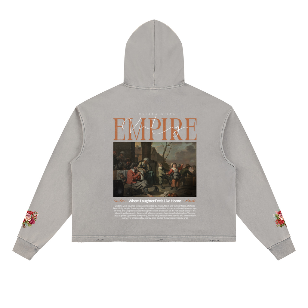 Hoodie Streetwear Vintage Snow Wash