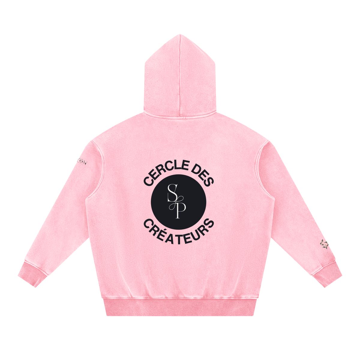 Snow Wash Fleece Oversize Hoodie