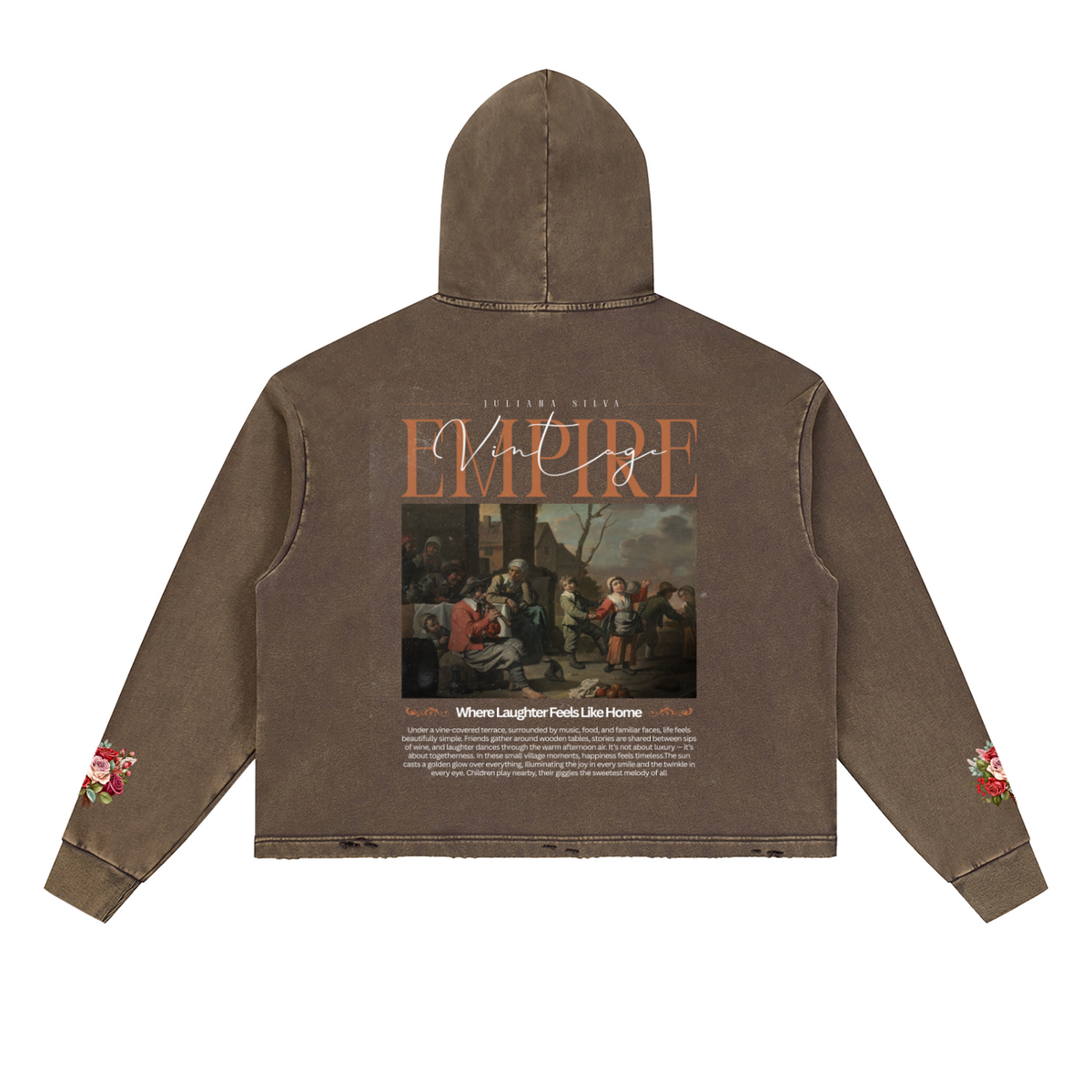 Hoodie Streetwear Vintage Snow Wash